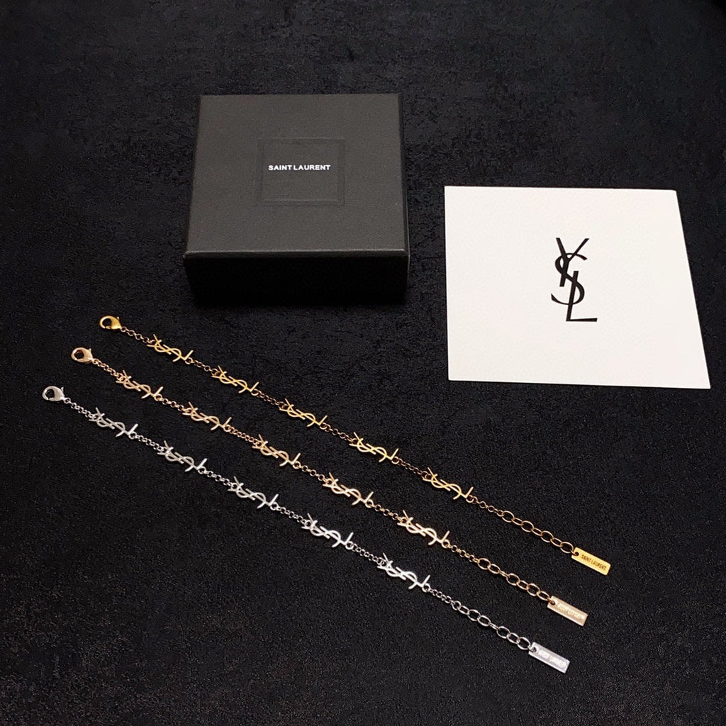 YSL Mini Cassan 18K Gold Bracelet