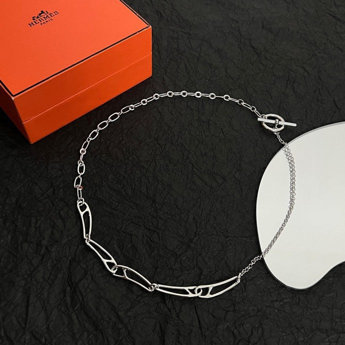 Hermes Chaine D'ancre Chain 18K Gold Necklace