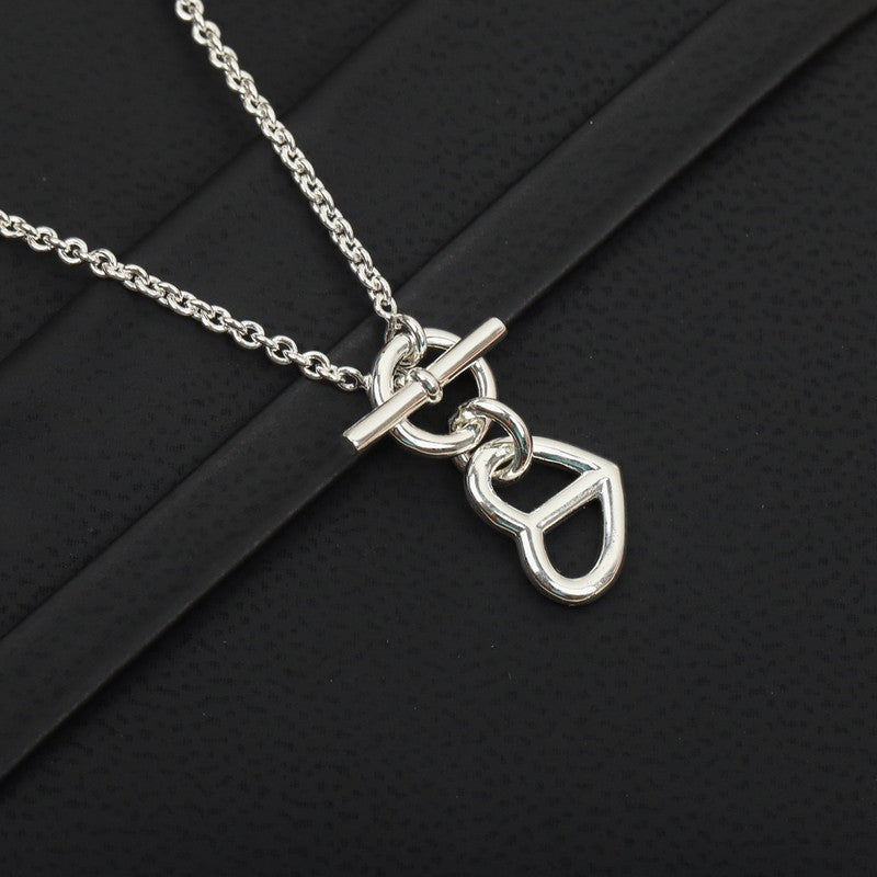 Hermes Cache Celine Amulette Pendant 18K Gold Necklace