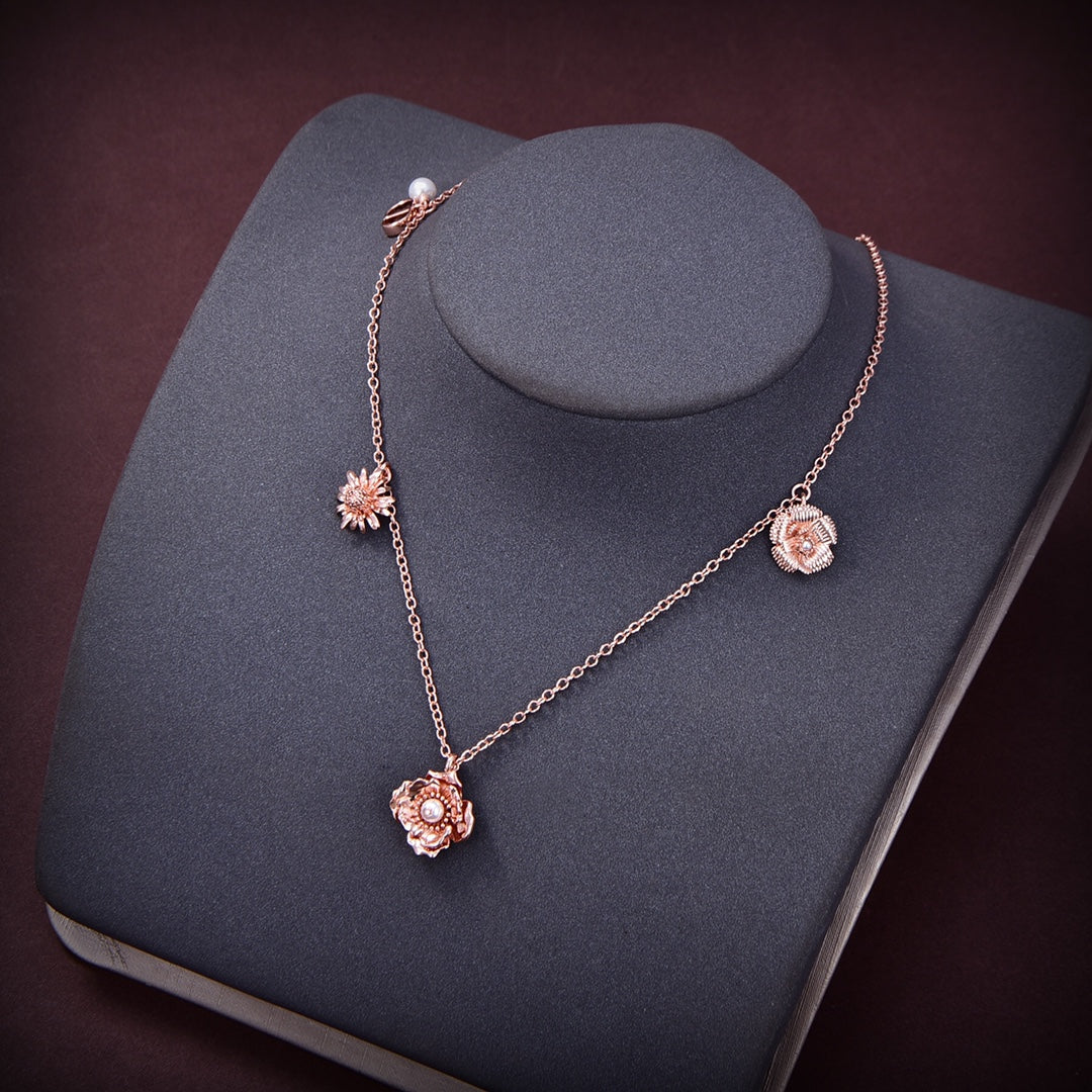 Dior D-Millefiori 18K Gold Necklace