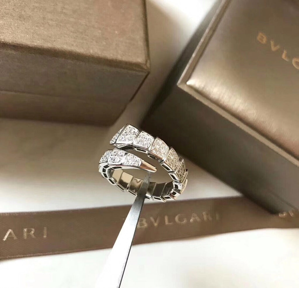 Bvlgari Serpenti Viper 18K Gold Ring