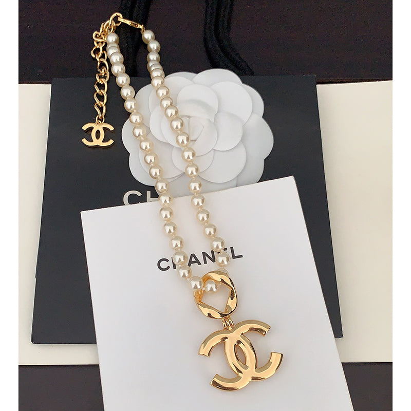 Chanel Classic Pearl 18K Gold Necklace
