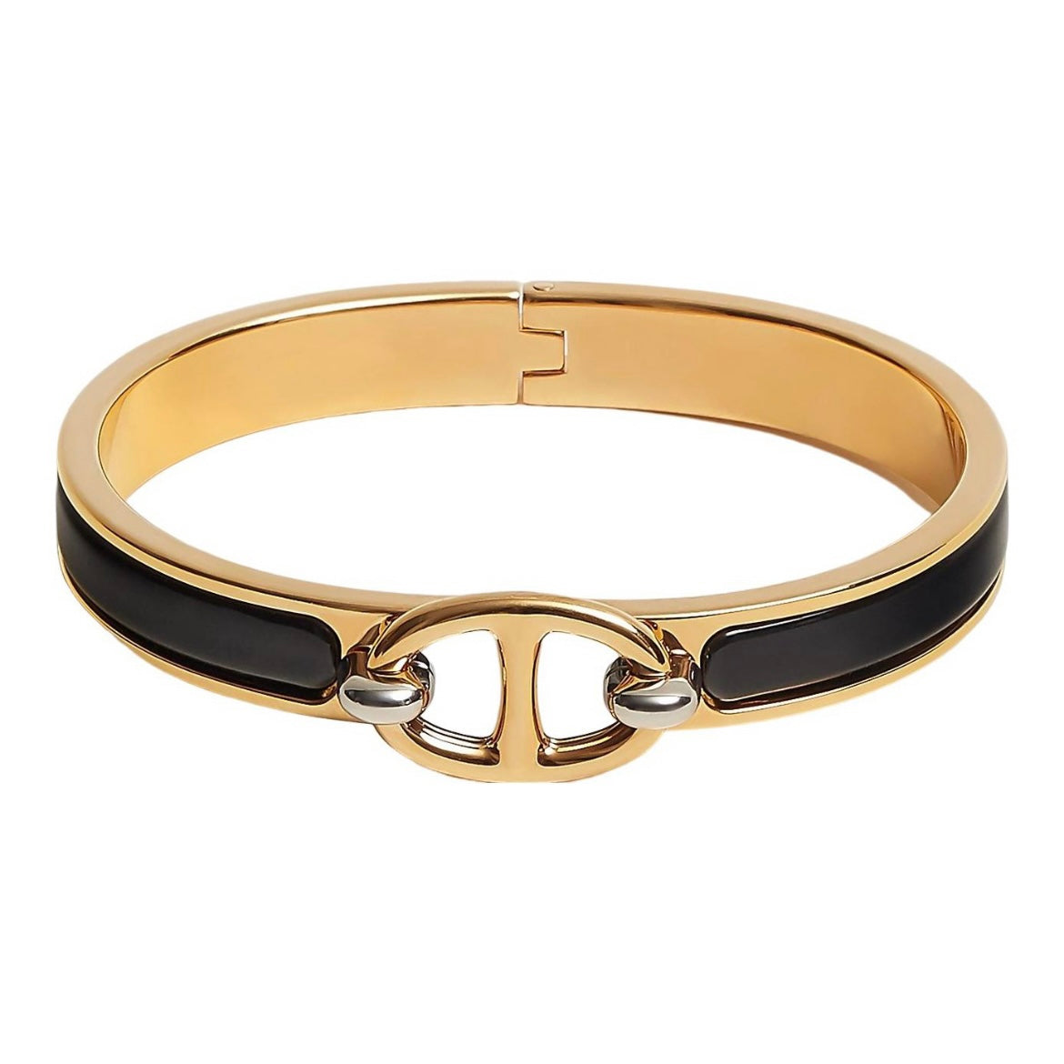 Hermes Mini Clic Chaine D'ancre 18K Gold Bracelet
