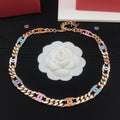 Chanel Color Chain 18K Gold Necklace