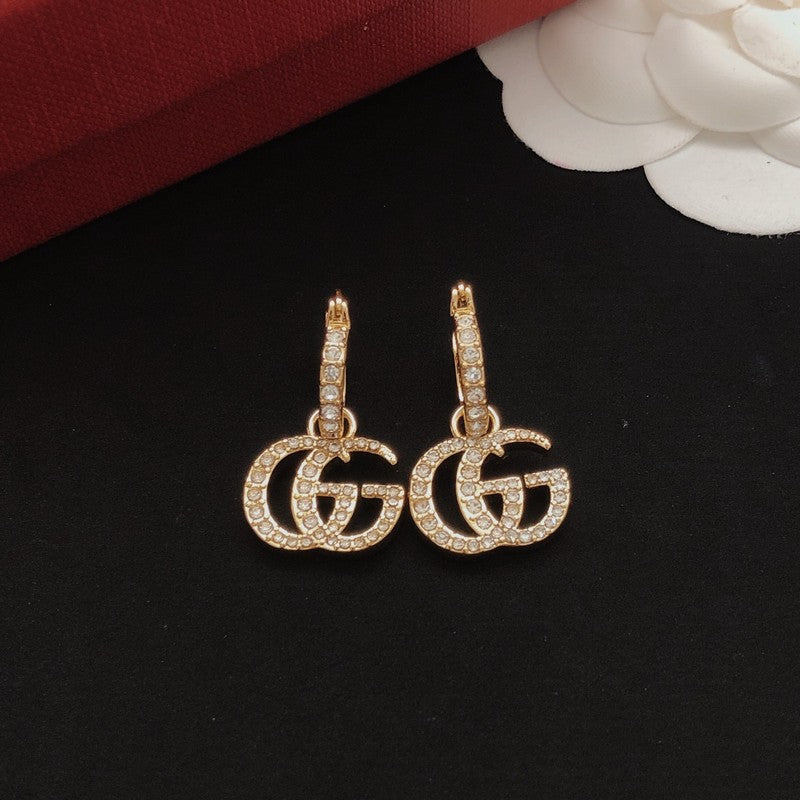 GucciDiamond 18K Gold Earrings