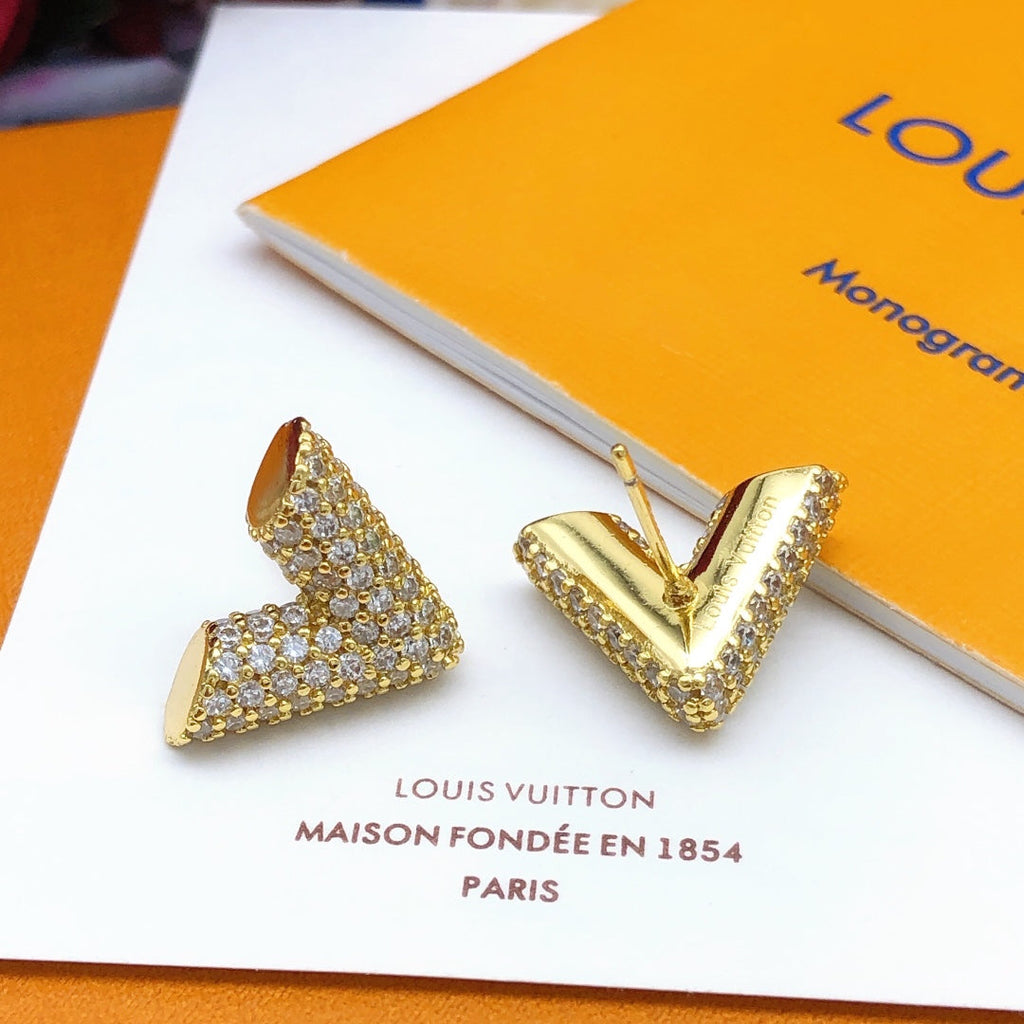 Louis Vuitton Diamonds 18K Gold Earrings