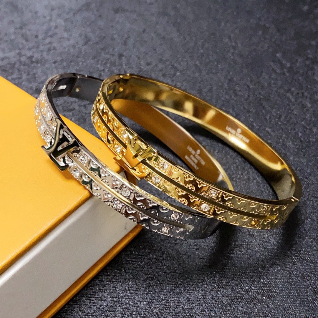 Louis Vuitton Double 18K Gold Bracelet