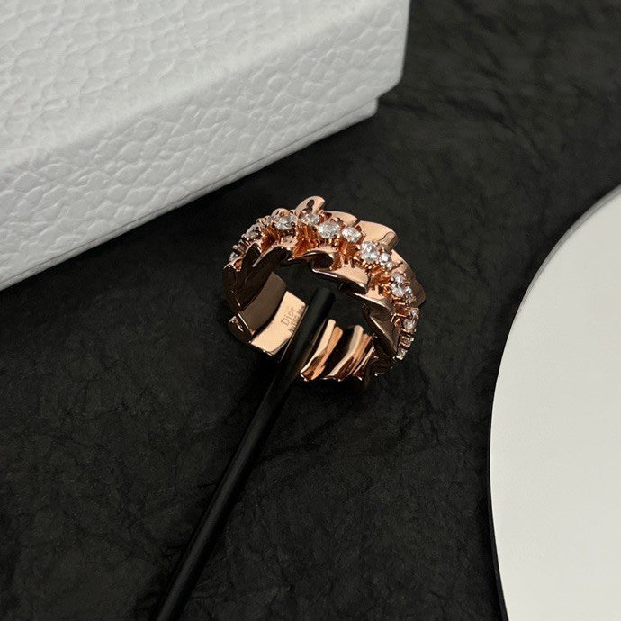 Dior Archi Bar en Corolle Bague 18K Gold Ring
