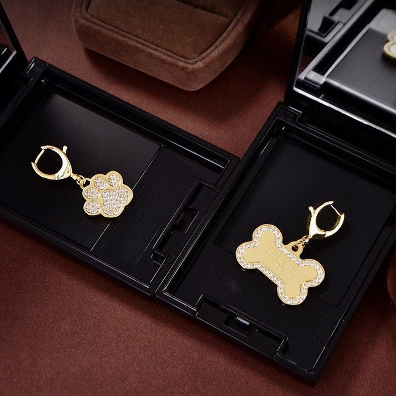 Balenciaga Diamond Gold 18K Gold Earrings