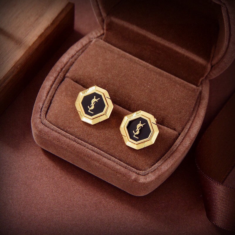 YSL Gold 18K Gold Earrings