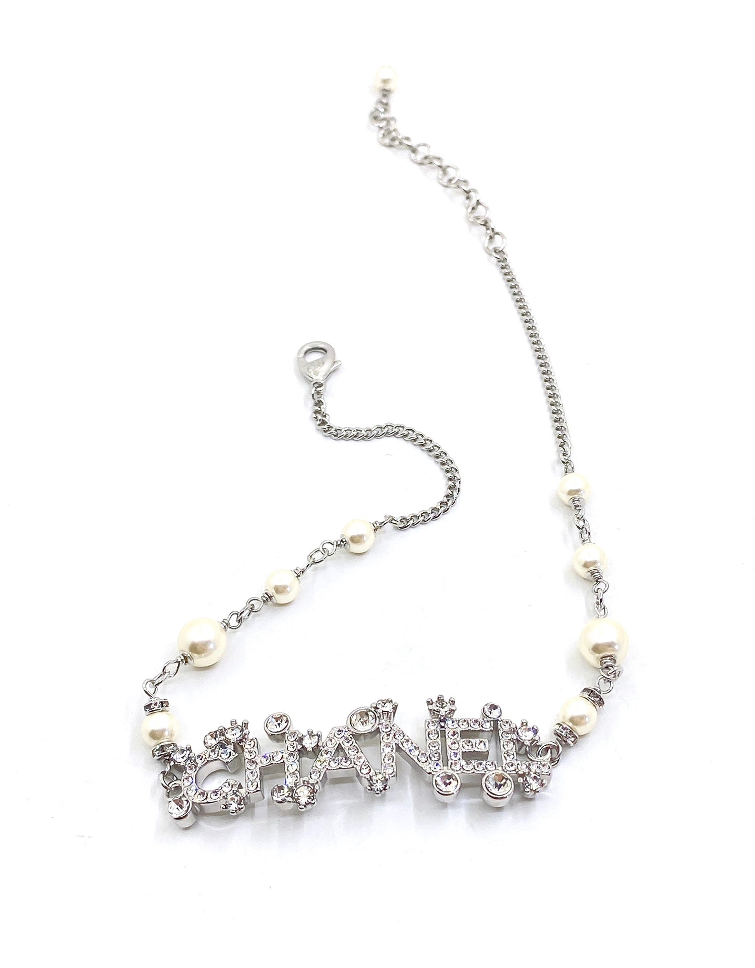Chanel Crystals 18K Gold Necklace