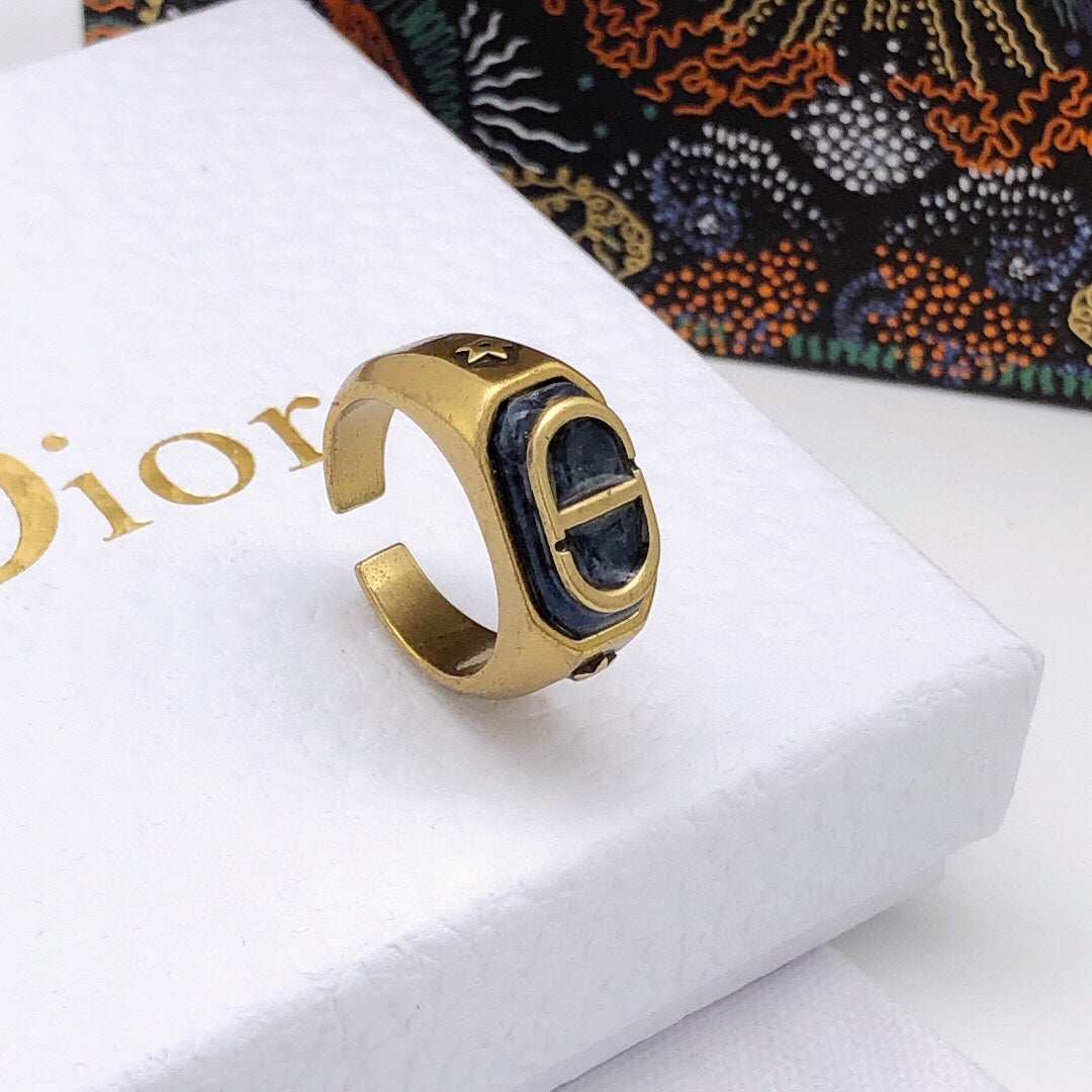 Dior Vintage 18K Gold Ring