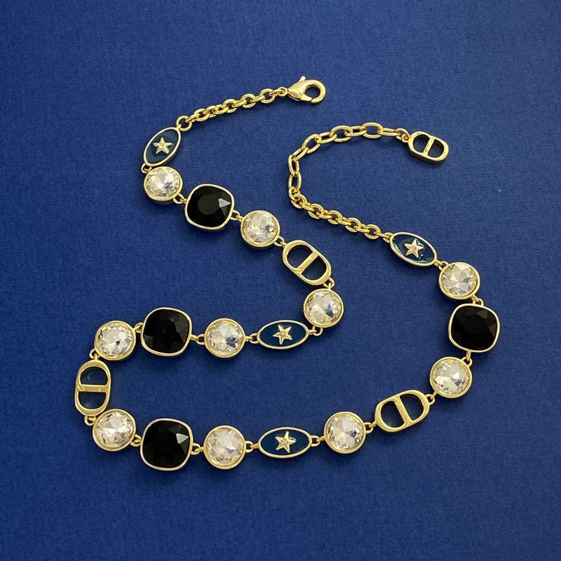 Dior Color Crystal 18K Gold Necklace