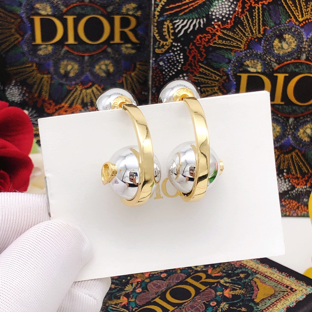 Dior Tribales 18K Gold Earrings