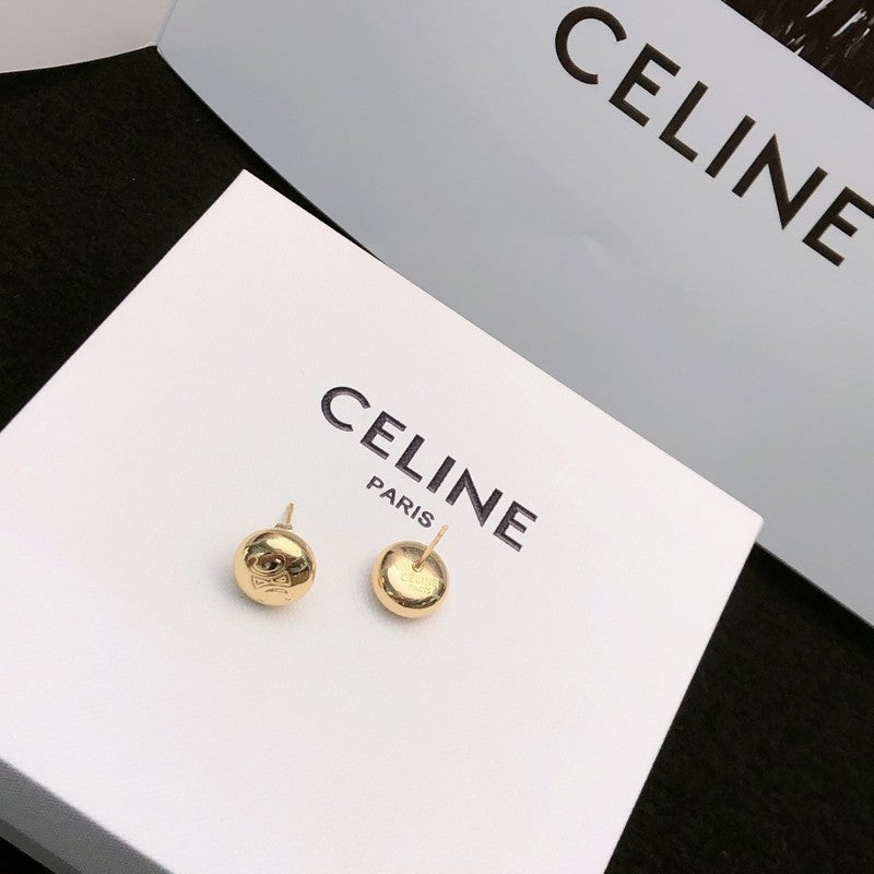 Celine Gold 18K Gold Earrings