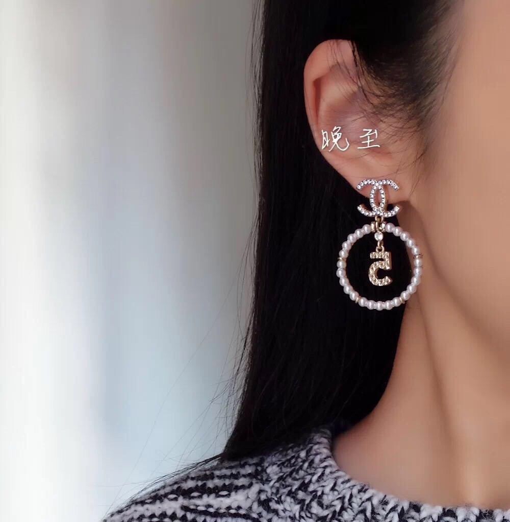Chanel No.5 Perfume Bottle 18K Gold Earrings