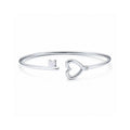 Tiffany Heart Key Wire 18K Gold Bracelet