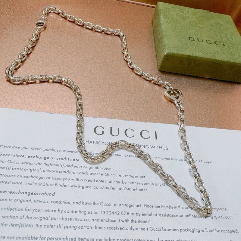 Gucci Double Classic Chain 18K Gold Necklace