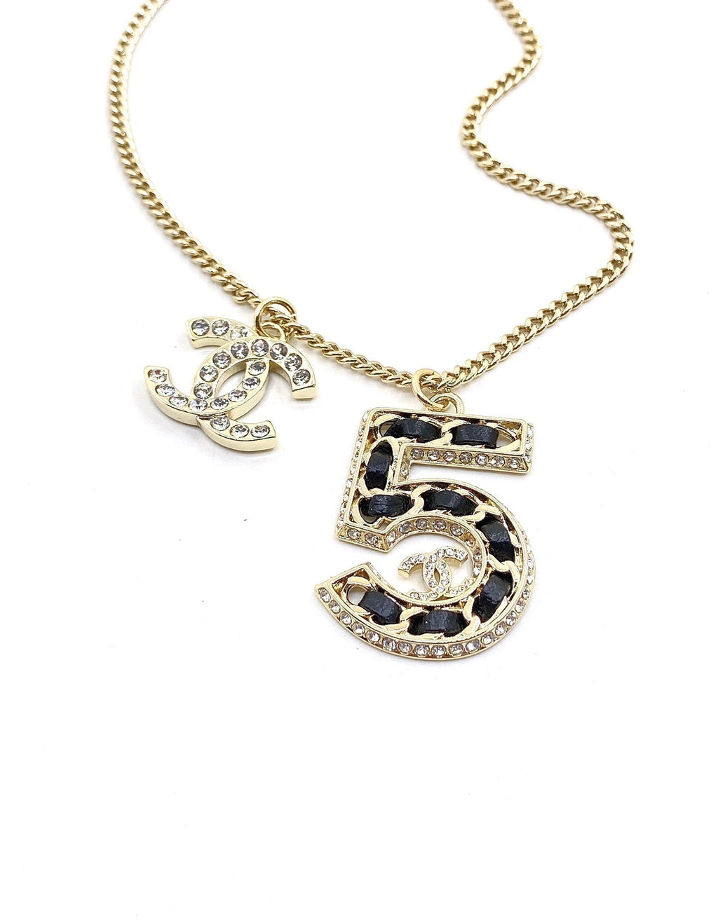 Chanel No.5 Chain 18K Gold Necklace