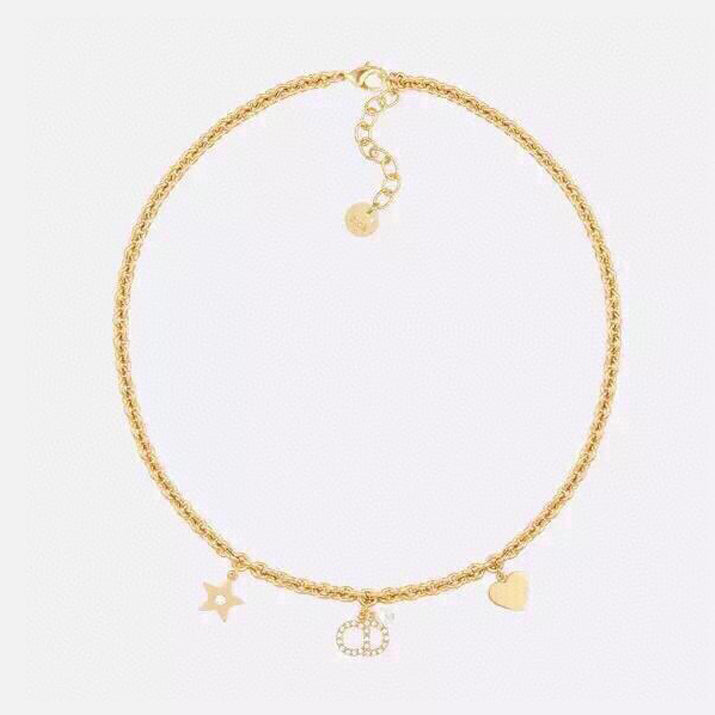 Dior 30 Montaigne Choker 18K Gold Necklace
