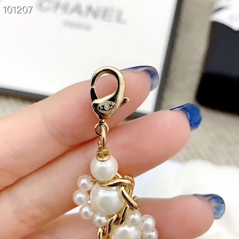 Chanel Pearl Braided 18K Gold Necklace
