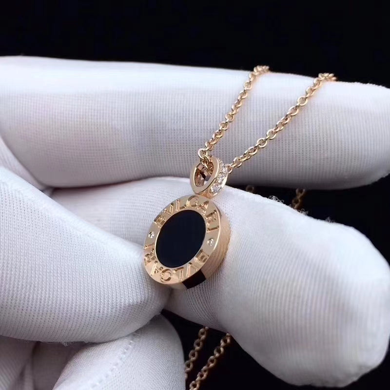 Bvlgari Black Ceramic 18K Gold Necklace