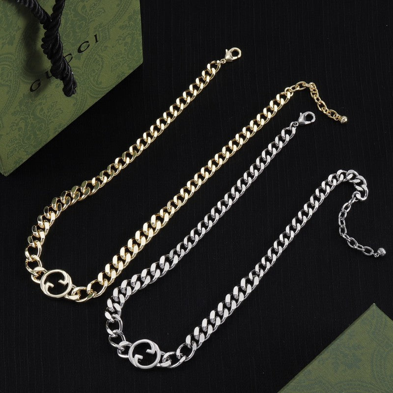 Gucci Double Chain 18K Gold Necklace