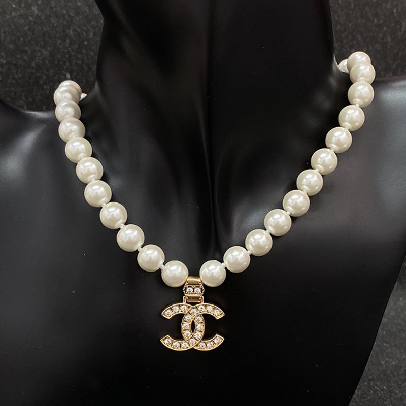 Chanel Pearl Chain 18K Gold Necklace