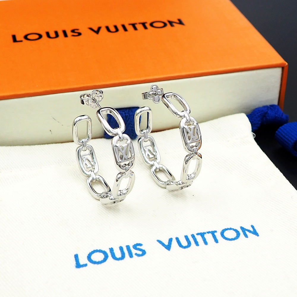 Louis Vuitton My Chain 18K Gold Earrings