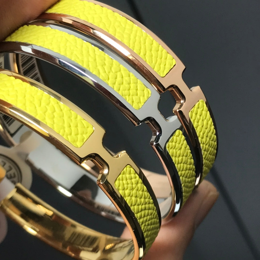 Hermes Olympe Yellow 18K Gold Bracelet