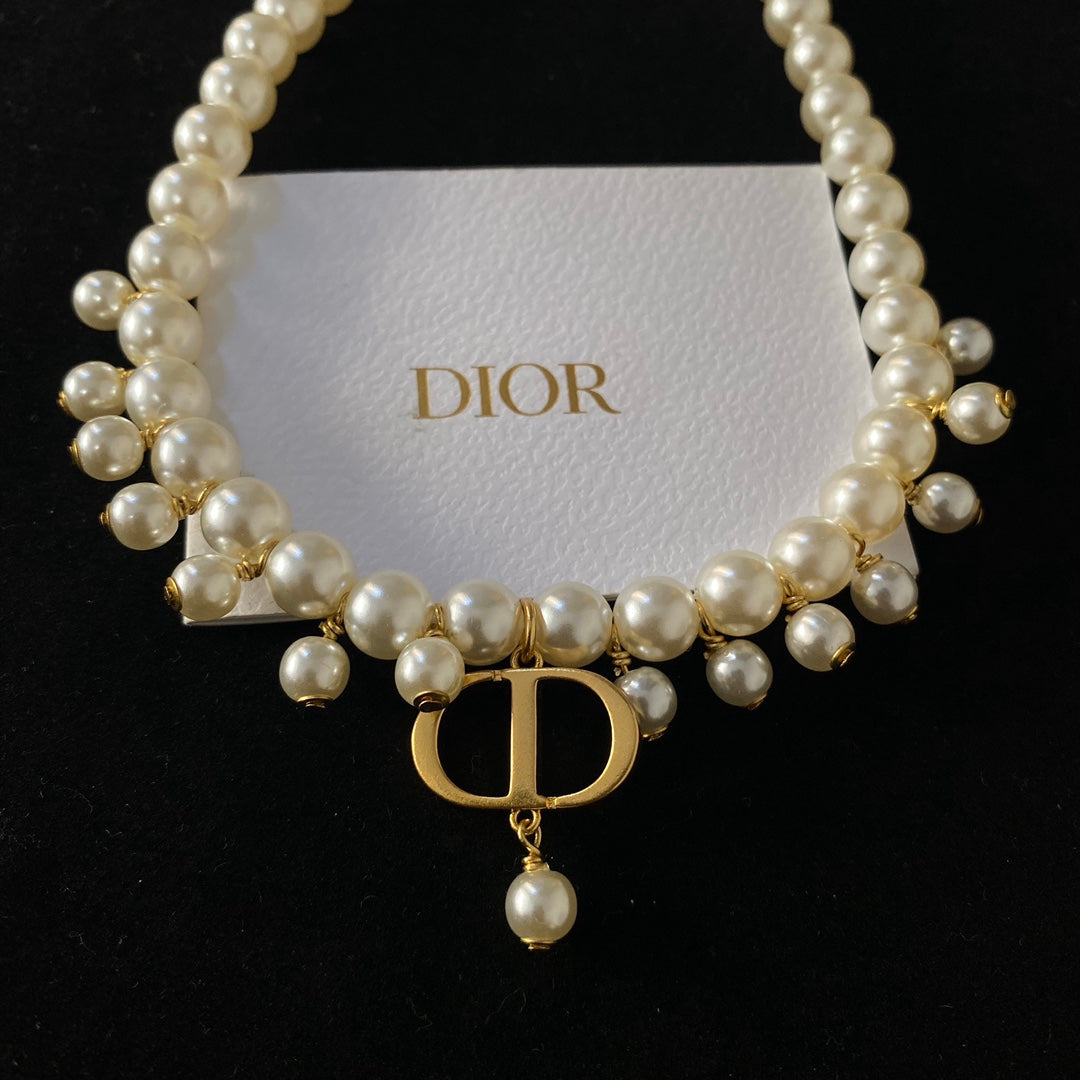 Dior Pearls 18K Gold Necklace