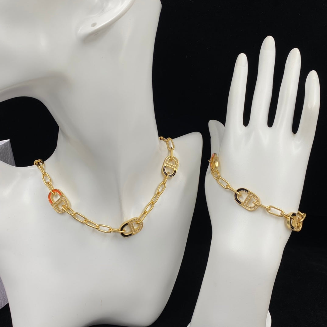 Dior Color 18K Gold Necklace