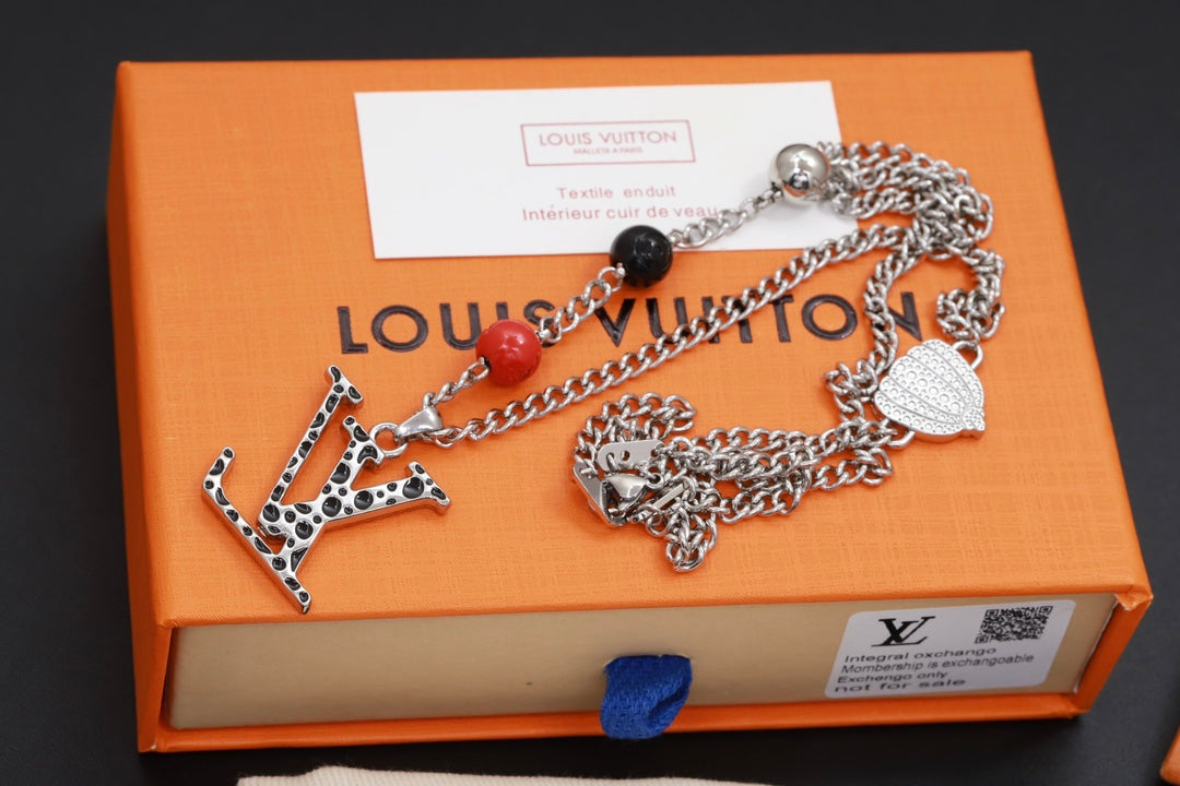 Louis Vuitton x Yk Infinity Dots 18K Gold Necklace