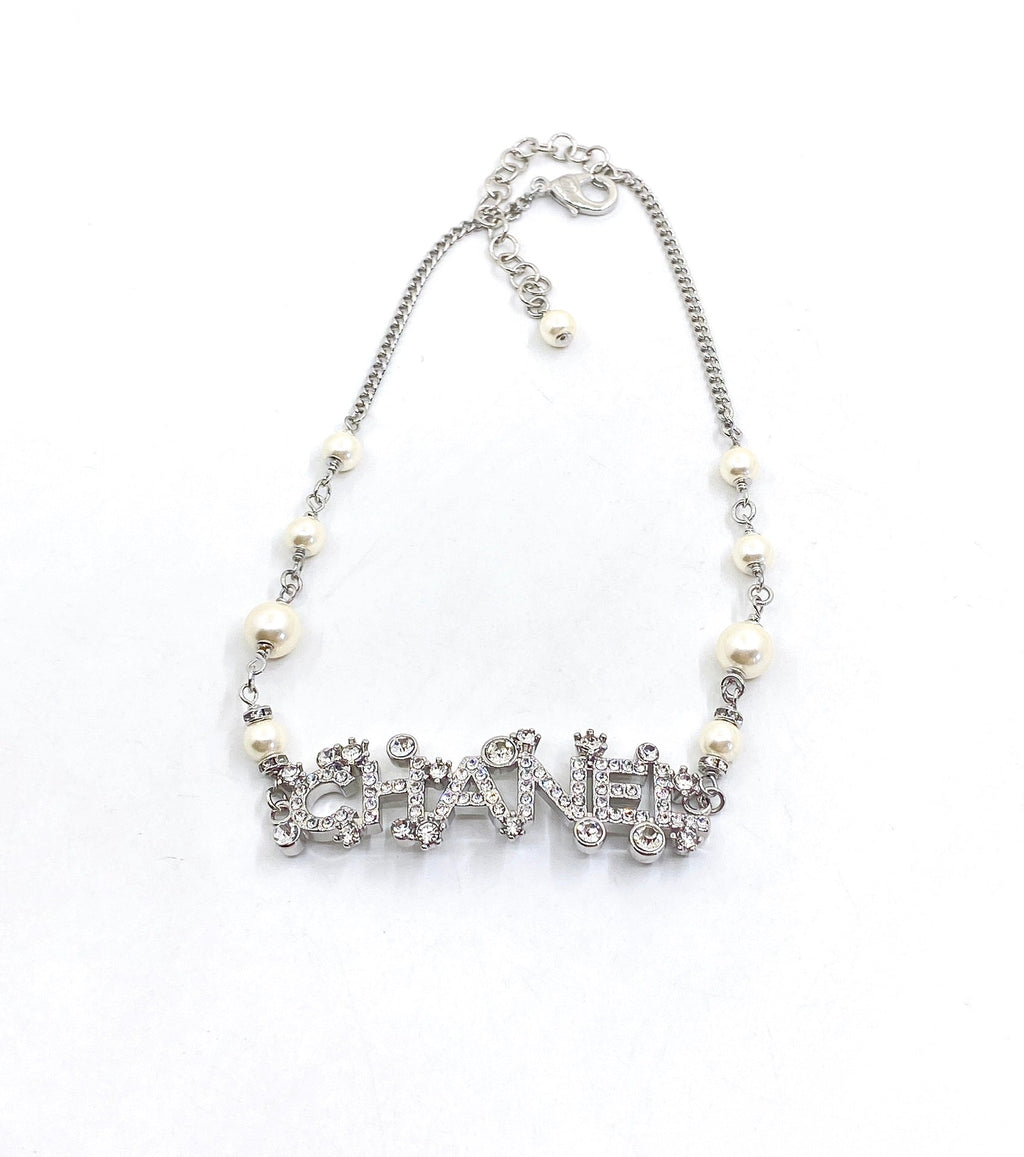 Chanel Crystals 18K Gold Necklace