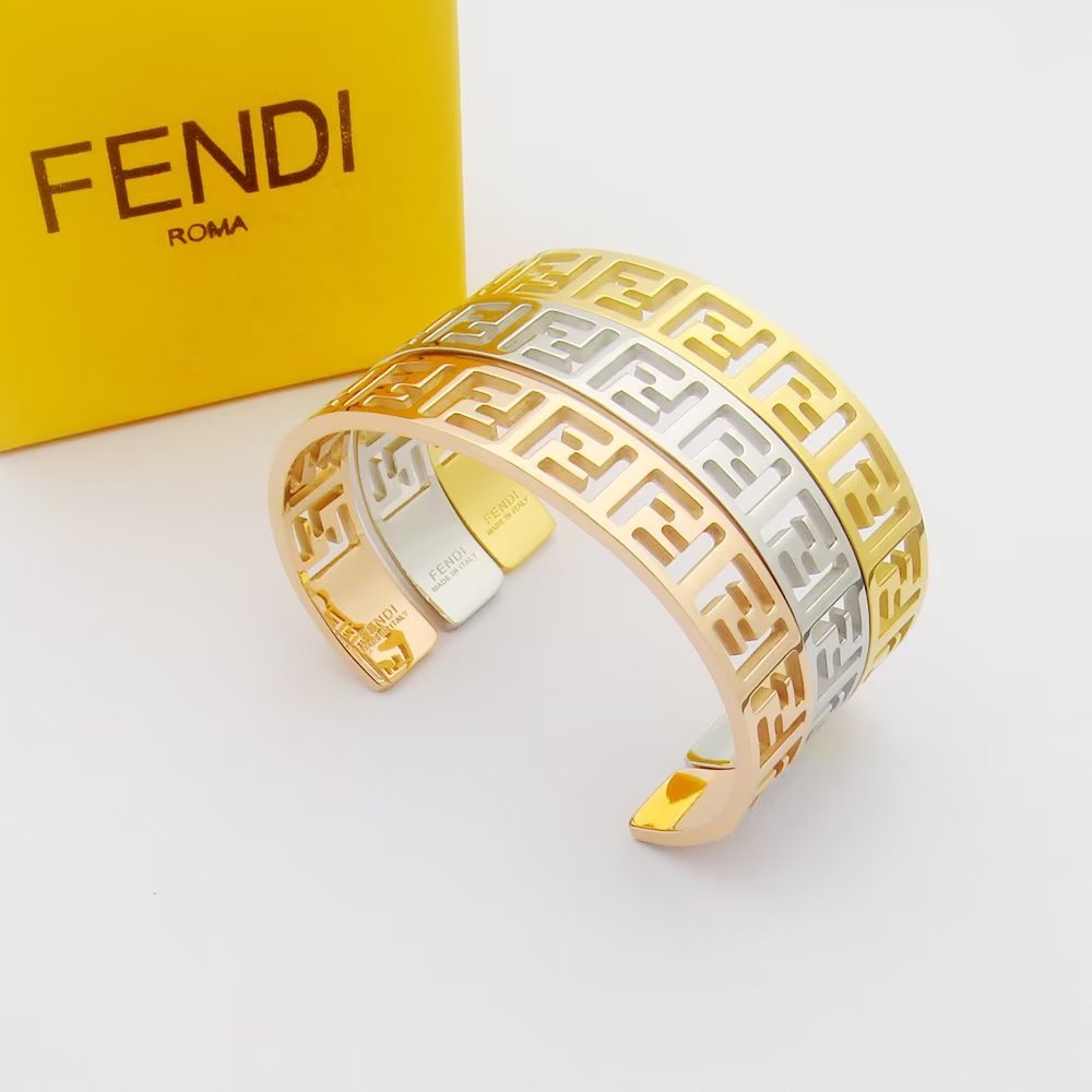 Fendi Forever 18K Gold Bracelet