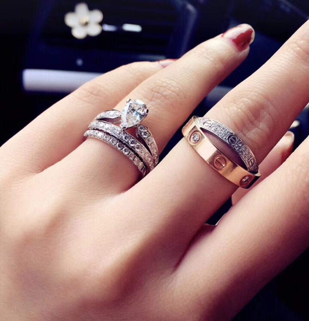 Josephine Engagement 18K Gold Ring