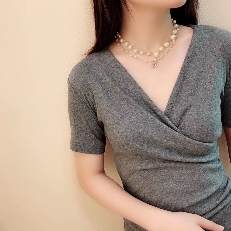 Chanel Pearls 18K Gold Necklace