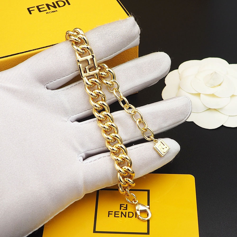 Fendi x Marc Jacobs Forever 18K Gold Bracelet