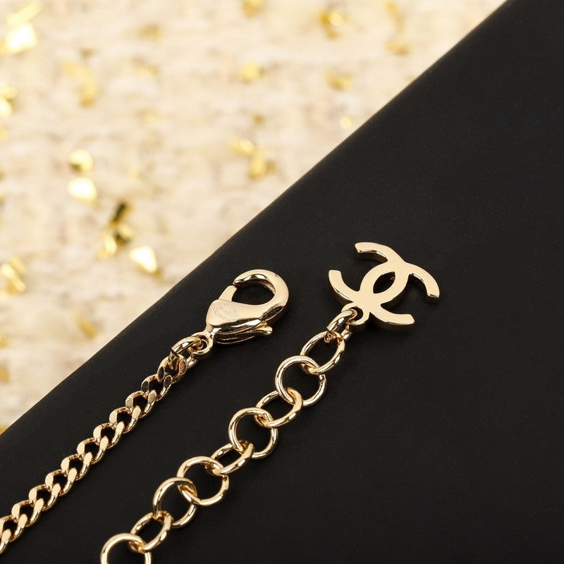 Chanel Bag Pendant 18K Gold Necklace
