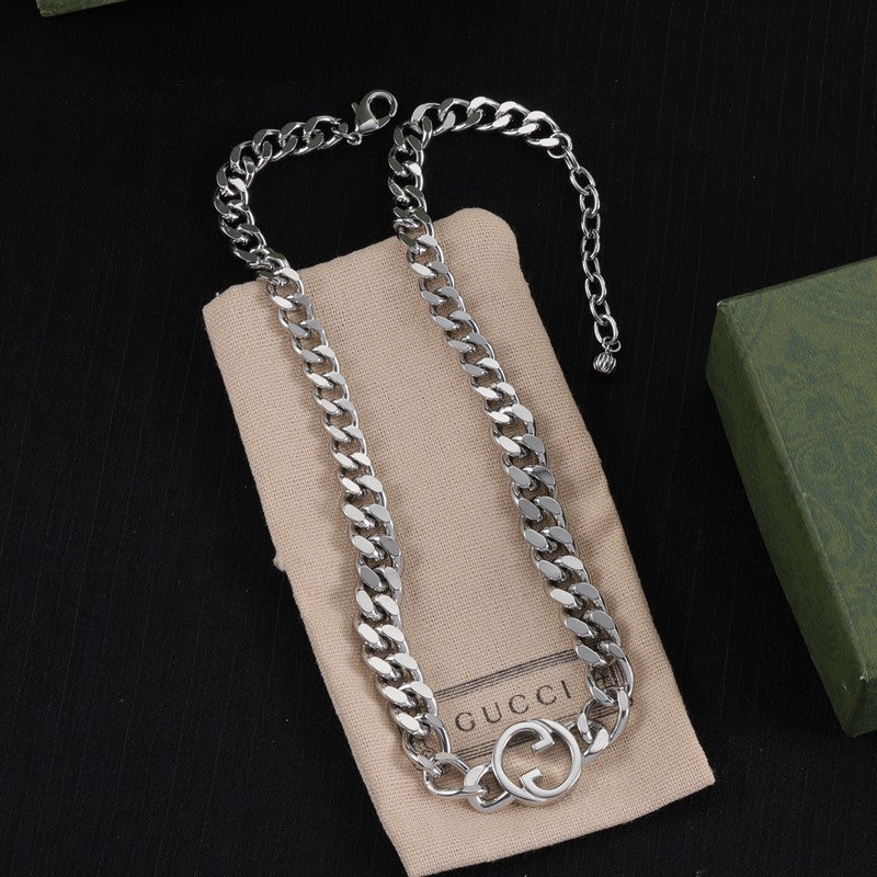 Gucci Double Chain 18K Gold Necklace