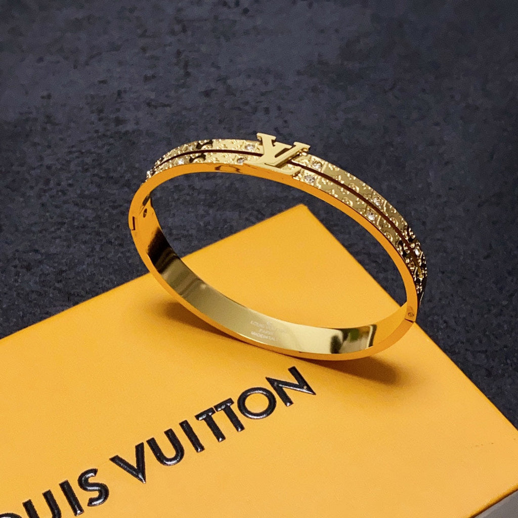 Louis Vuitton Double 18K Gold Bracelet