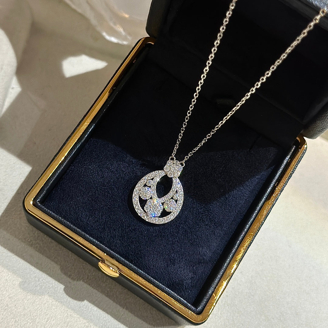 Snowflake 18K Gold Necklace