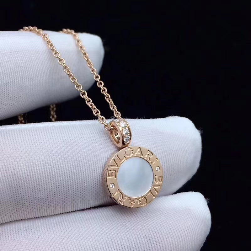 Bvlgari White Ceramic 18K Gold Necklace
