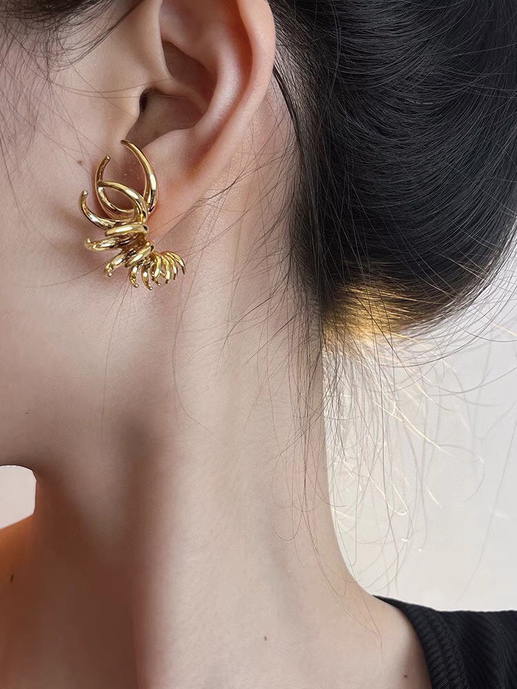 Bvlgari 18K Gold Earrings