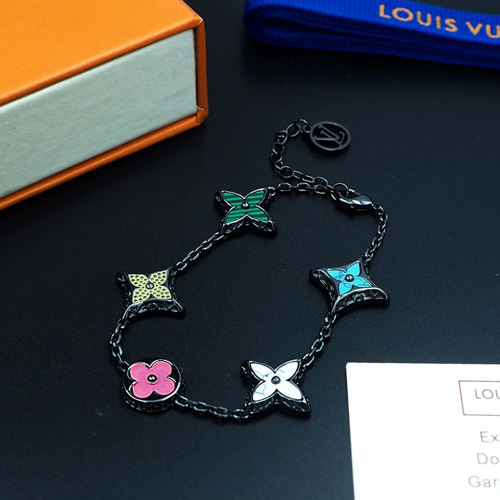 Louis Vuitton MNG Big Party 18K Gold Bracelet