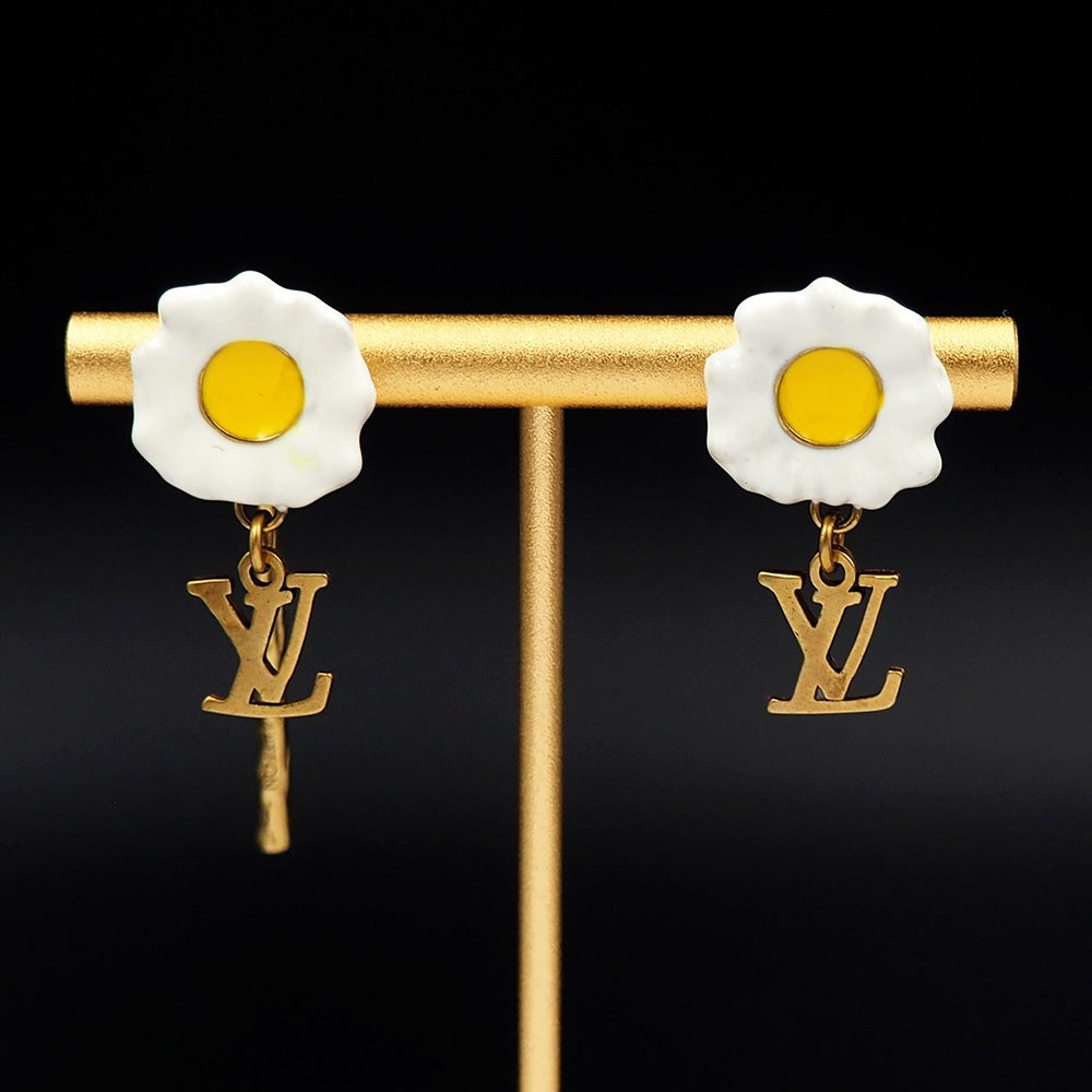 Louis Vuitton Gardening 18K Gold Earrings