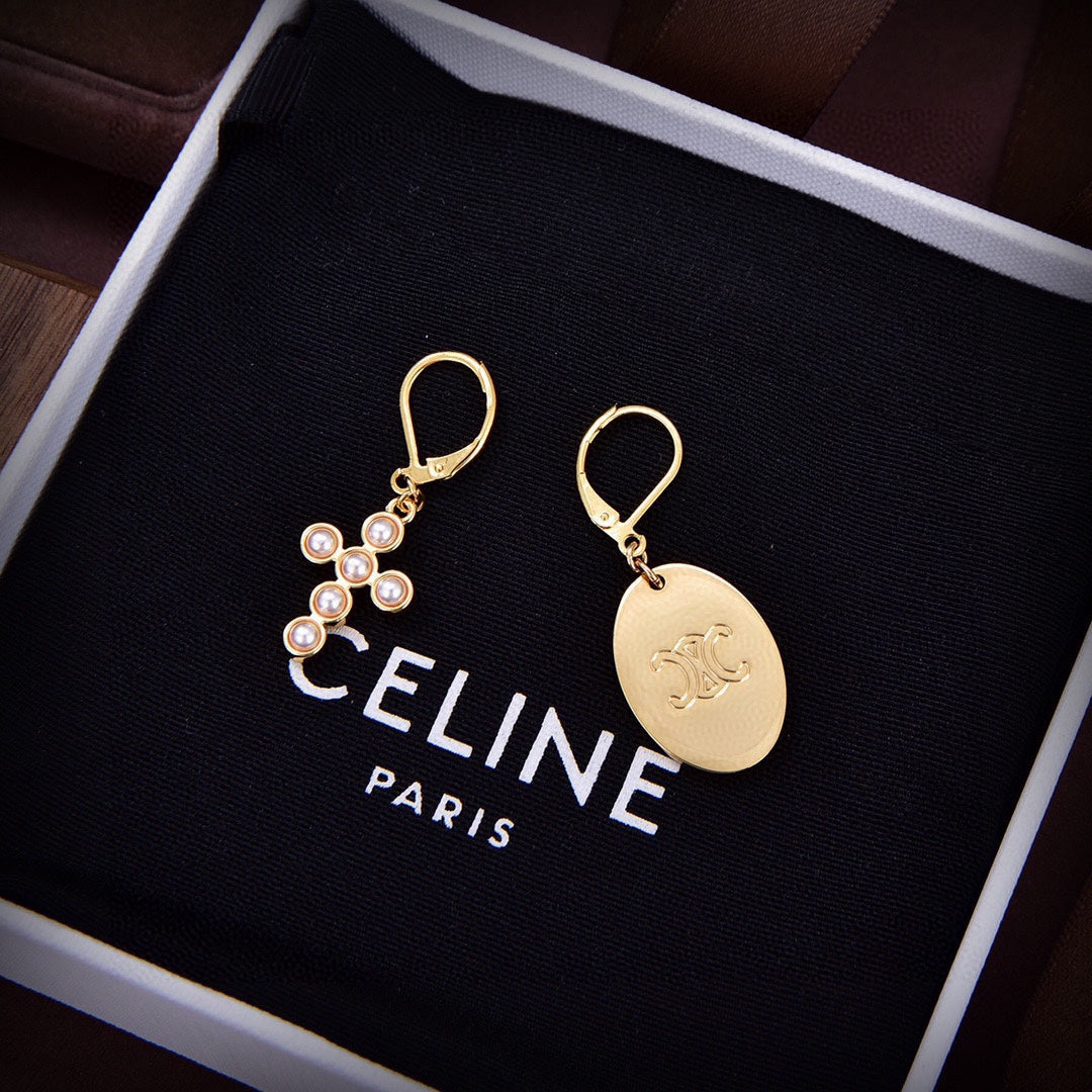 Celine Precious 18K Gold Earrings