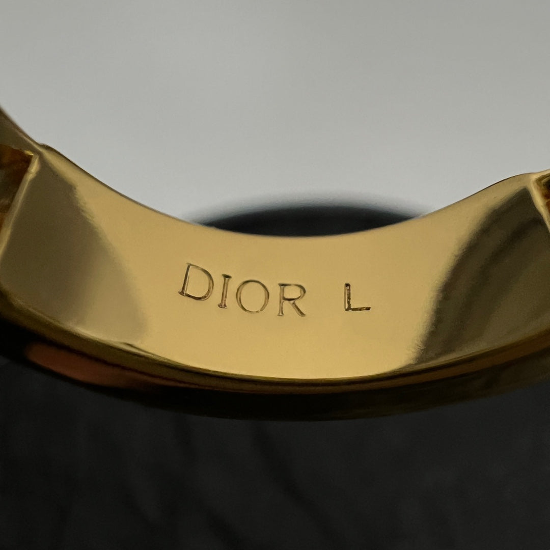 Dior Couture Chain Link 18K Gold Ring