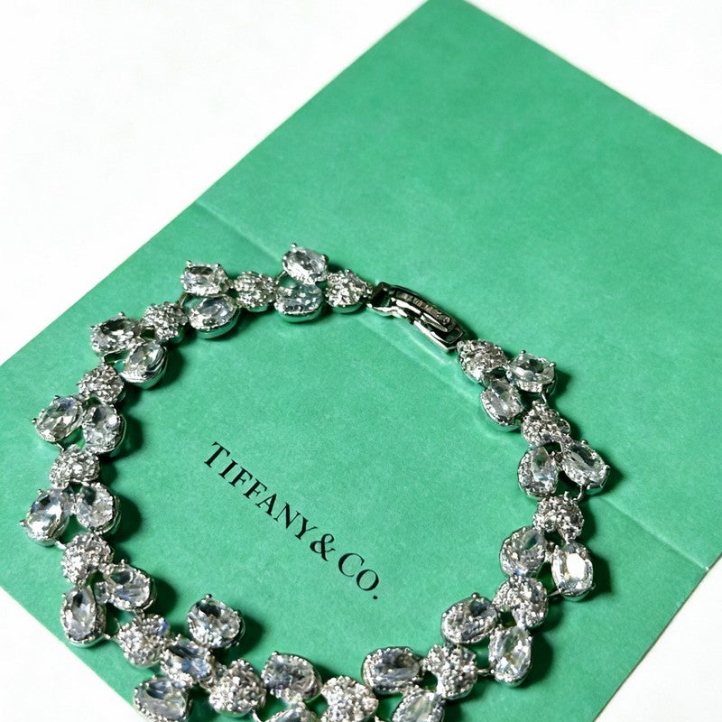 Tiffany Return to Crystal 18K Gold Bracelet