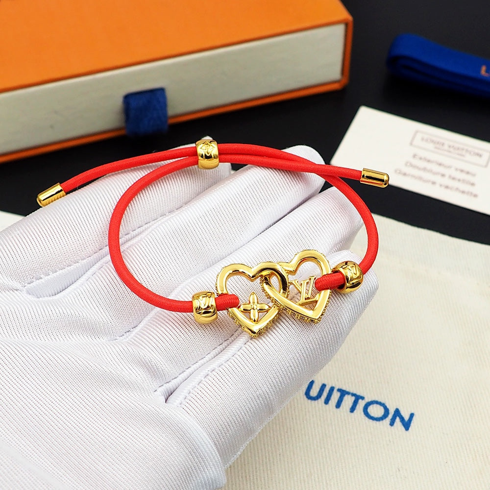 Louis Vuitton My Love Red 18K Gold Bracelet